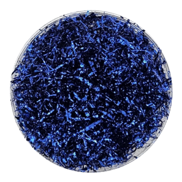 Pyłek do zdobień paznokci niebieski - spiderweb blue